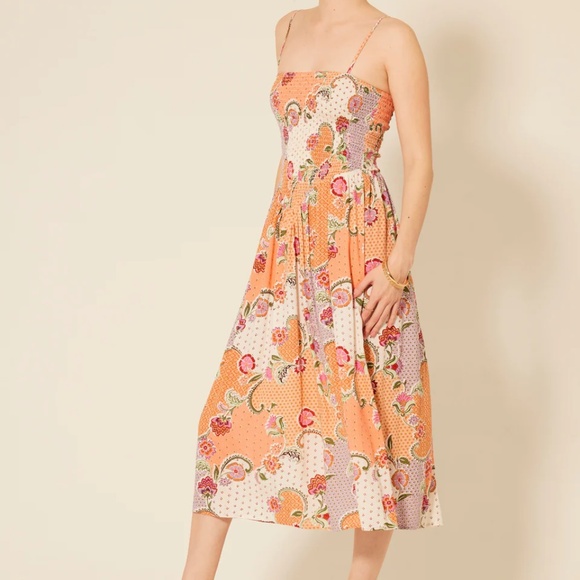 Patrons of Peace Crawford floral print midi dress Size Small - Picture 15 of 15